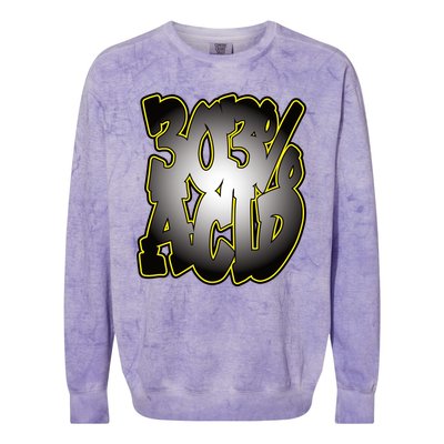 303% Acid House | Acid Techno Colorblast Crewneck Sweatshirt