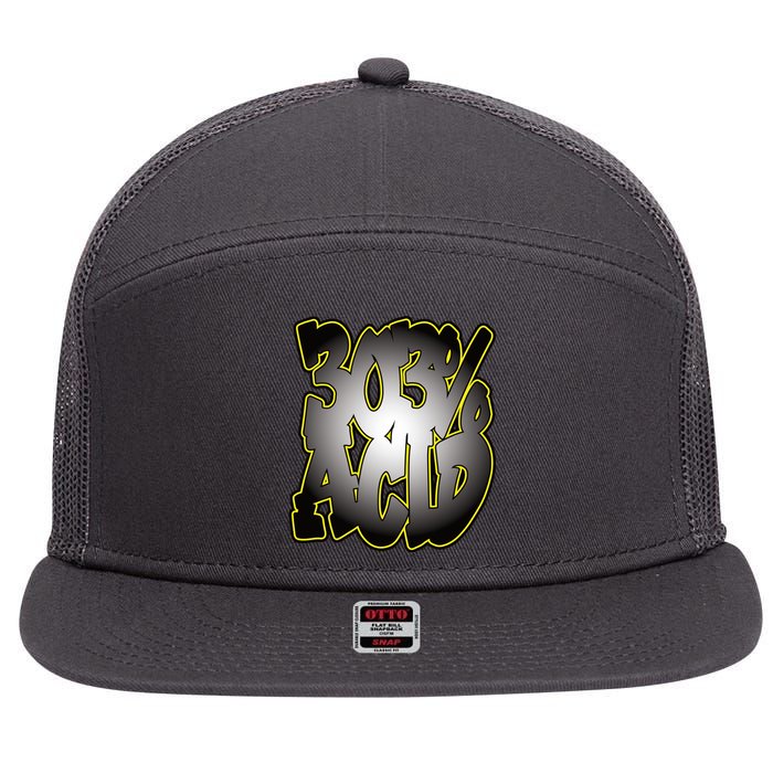 303% Acid House | Acid Techno 7 Panel Mesh Trucker Snapback Hat