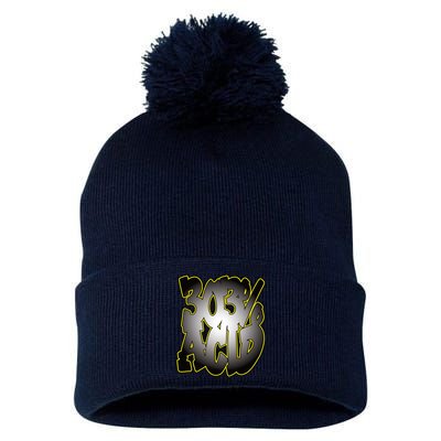 303% Acid House | Acid Techno Pom Pom 12in Knit Beanie