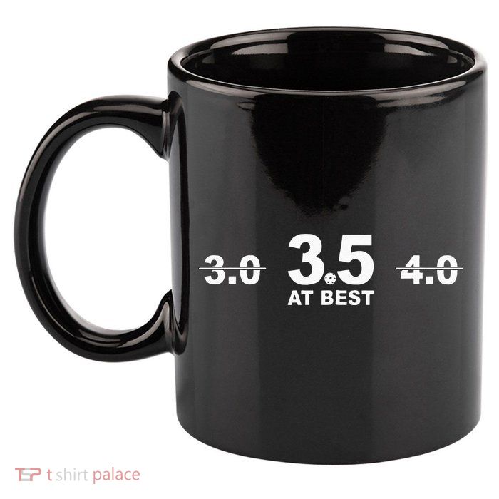 3.5 At Best Pickleball 11oz C Handle Ceramic Mug