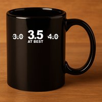 3.5 At Best Pickleball 11oz C Handle Ceramic Mug