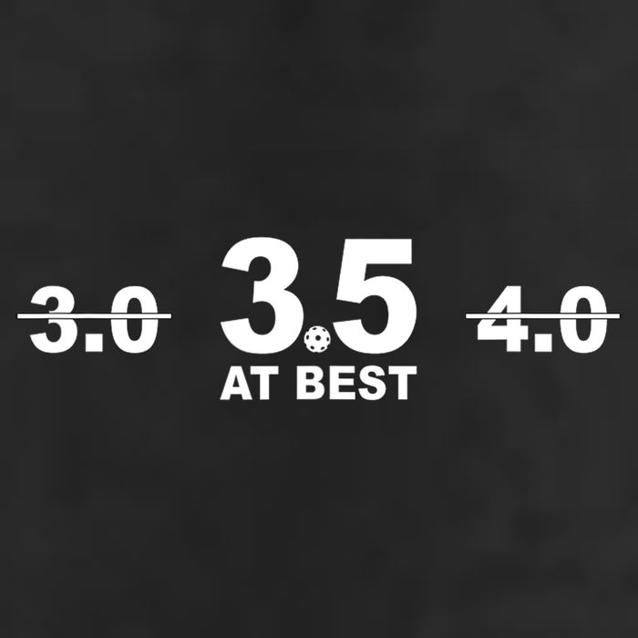 3.5 At Best Pickleball Gift Pickleball Fans 7 Panel Mesh Trucker Snapback Hat