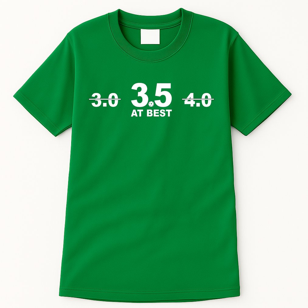 3.5 At Best Pickleball Gift Pickleball Fans Tall T-Shirt