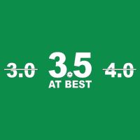 3.5 At Best Pickleball Gift Pickleball Fans Tall T-Shirt