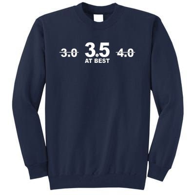 3.5 At Best Pickleball Gift Pickleball Fans Tall Sweatshirt