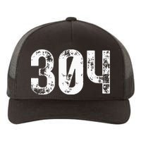 304 Area Code West Virginia Mobile Telephone Area Code 304 Yupoong Adult 5-Panel Trucker Hat