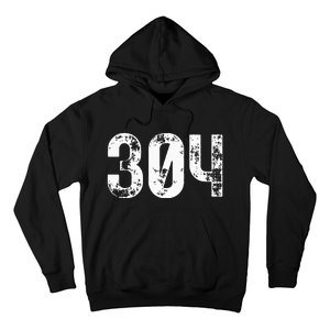 304 Area Code West Virginia Mobile Telephone Area Code 304 Hoodie