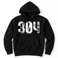 304 Area Code West Virginia Mobile Telephone Area Code 304 Hoodie