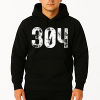 304 Area Code West Virginia Mobile Telephone Area Code 304 Hoodie
