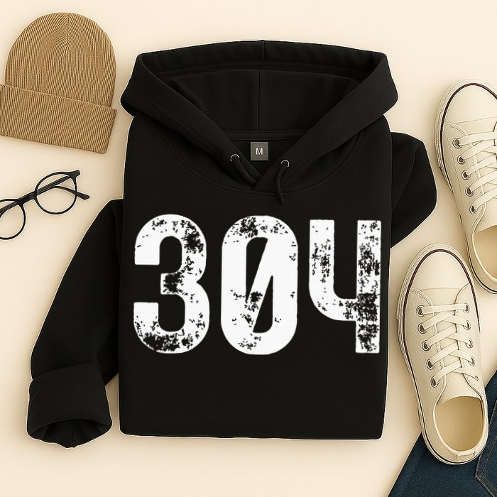 304 Area Code West Virginia Mobile Telephone Area Code 304 Hoodie