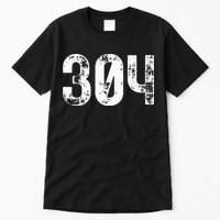 304 Area Code West Virginia Mobile Telephone Area Code 304 Tall T-Shirt