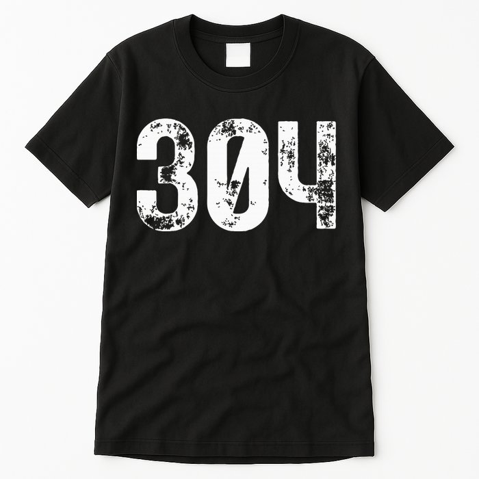304 Area Code West Virginia Mobile Telephone Area Code 304 Tall T-Shirt