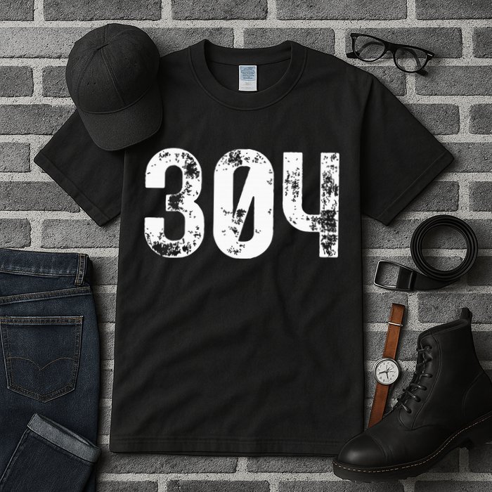304 Area Code West Virginia Mobile Telephone Area Code 304 Tall T-Shirt
