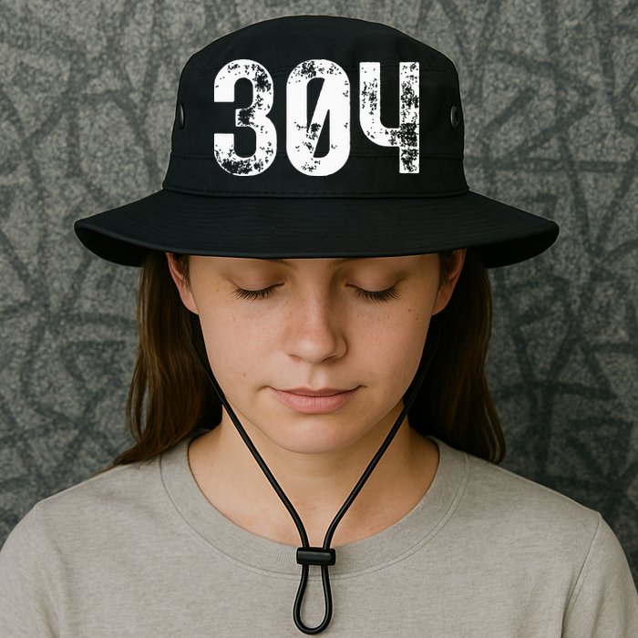 304 Area Code West Virginia Mobile Telephone Area Code 304 Bucket Hat