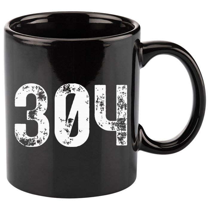 304 Area Code West Virginia Mobile Telephone Area Code 304 11oz C Handle Ceramic Mug