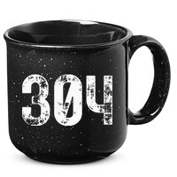 304 Area Code West Virginia Mobile Telephone Area Code 304 15oz Campfire Ceramic Mug