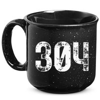 304 Area Code West Virginia Mobile Telephone Area Code 304 15oz Campfire Ceramic Mug