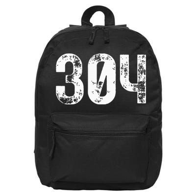 304 Area Code West Virginia Mobile Telephone Area Code 304 16 in Basic Backpack