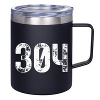 304 Area Code West Virginia Mobile Telephone Area Code 304 12oz Stainless Steel Coffee Mug