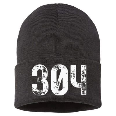 304 Area Code West Virginia Mobile Telephone Area Code 304 Sustainable Knit Beanie