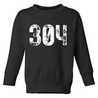 304 Area Code West Virginia Mobile Telephone Area Code 304 Toddler Sweatshirt