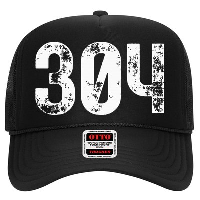 304 Area Code West Virginia Mobile Telephone Area Code 304 Trucker Hat