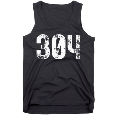 304 Area Code West Virginia Mobile Telephone Area Code 304 Tank Top