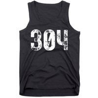 304 Area Code West Virginia Mobile Telephone Area Code 304 Tank Top