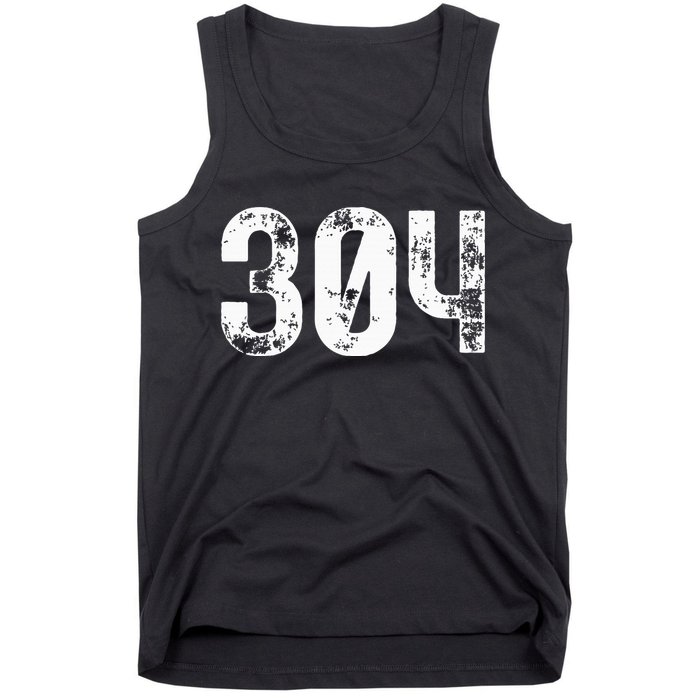 304 Area Code West Virginia Mobile Telephone Area Code 304 Tank Top