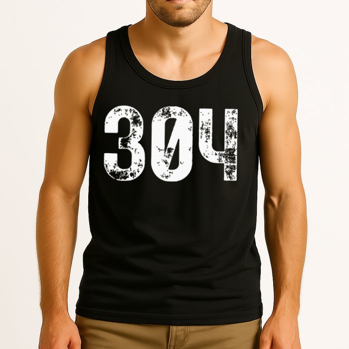 304 Area Code West Virginia Mobile Telephone Area Code 304 Tank Top