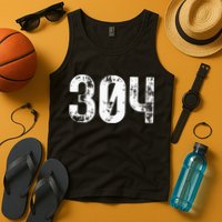 304 Area Code West Virginia Mobile Telephone Area Code 304 Tank Top
