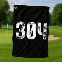 304 Area Code West Virginia Mobile Telephone Area Code 304 Golf Towel