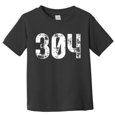 304 Area Code West Virginia Mobile Telephone Area Code 304 Toddler T-Shirt