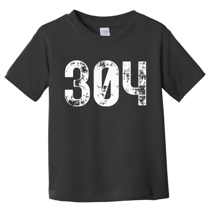 304 Area Code West Virginia Mobile Telephone Area Code 304 Toddler T-Shirt