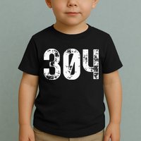 304 Area Code West Virginia Mobile Telephone Area Code 304 Toddler T-Shirt