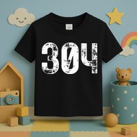304 Area Code West Virginia Mobile Telephone Area Code 304 Toddler T-Shirt