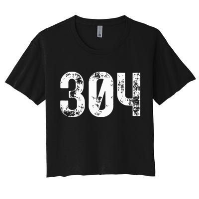304 Area Code West Virginia Mobile Telephone Area Code 304 Crop Top
