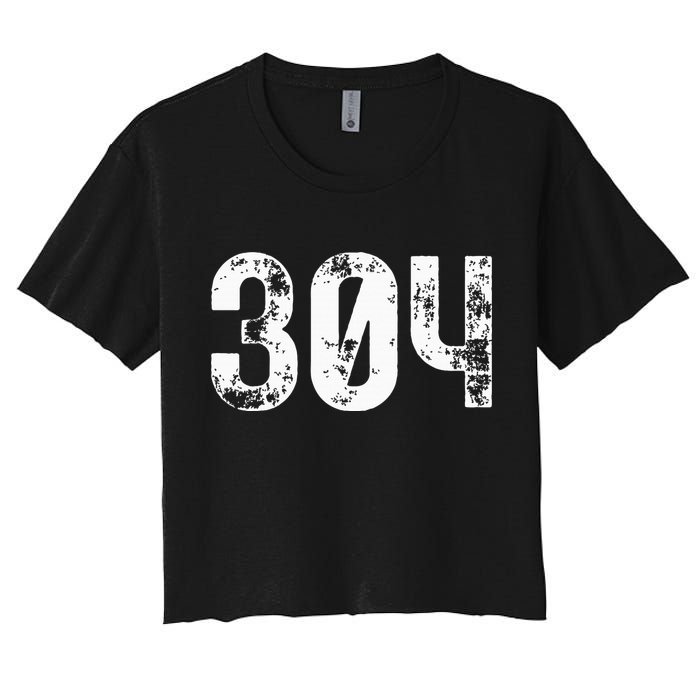 304 Area Code West Virginia Mobile Telephone Area Code 304 Crop Top