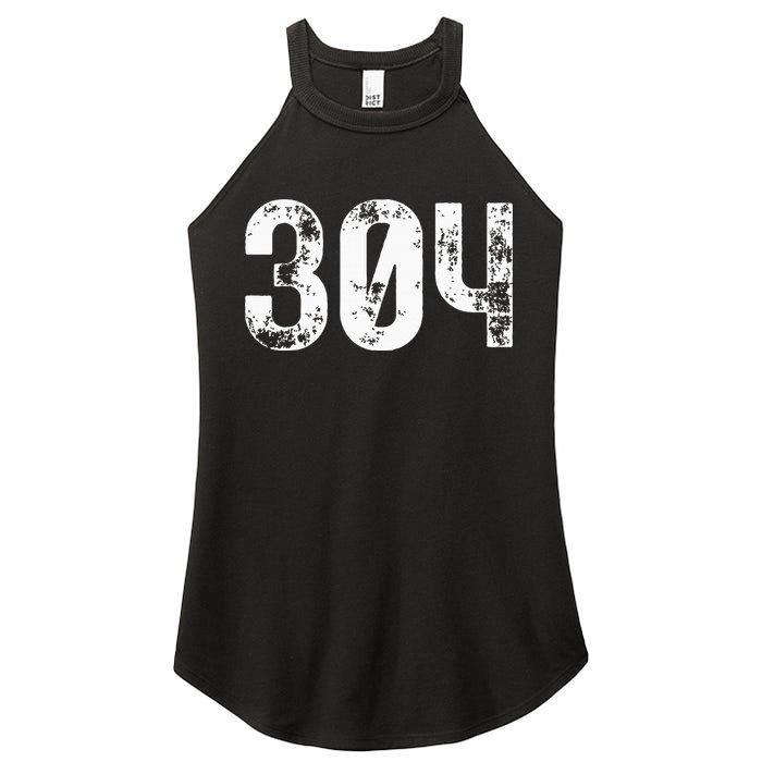 304 Area Code West Virginia Mobile Telephone Area Code 304 Women's Perfect Tri Rocker Tank