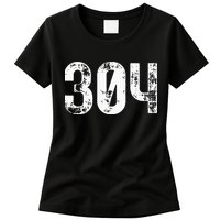 304 Area Code West Virginia Mobile Telephone Area Code 304 Womens T-Shirt