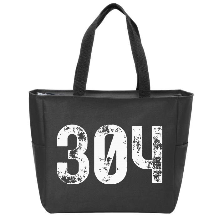 304 Area Code West Virginia Mobile Telephone Area Code 304 Zip Tote Bag
