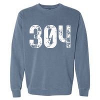 304 Area Code West Virginia Mobile Telephone Area Code 304 Garment-Dyed Sweatshirt