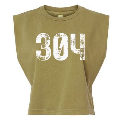 304 Area Code West Virginia Mobile Telephone Area Code 304 Garment-Dyed Women's Muscle Tee