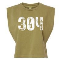 304 Area Code West Virginia Mobile Telephone Area Code 304 Garment-Dyed Women's Muscle Tee