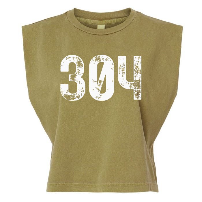 304 Area Code West Virginia Mobile Telephone Area Code 304 Garment-Dyed Women's Muscle Tee