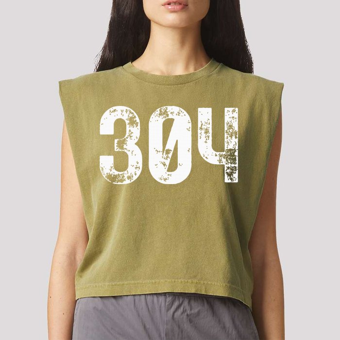 304 Area Code West Virginia Mobile Telephone Area Code 304 Garment-Dyed Women's Muscle Tee