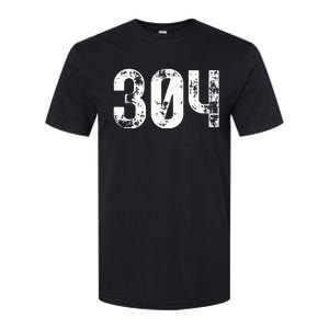 304 Area Code West Virginia Mobile Telephone Area Code 304 Softstyle CVC T-Shirt