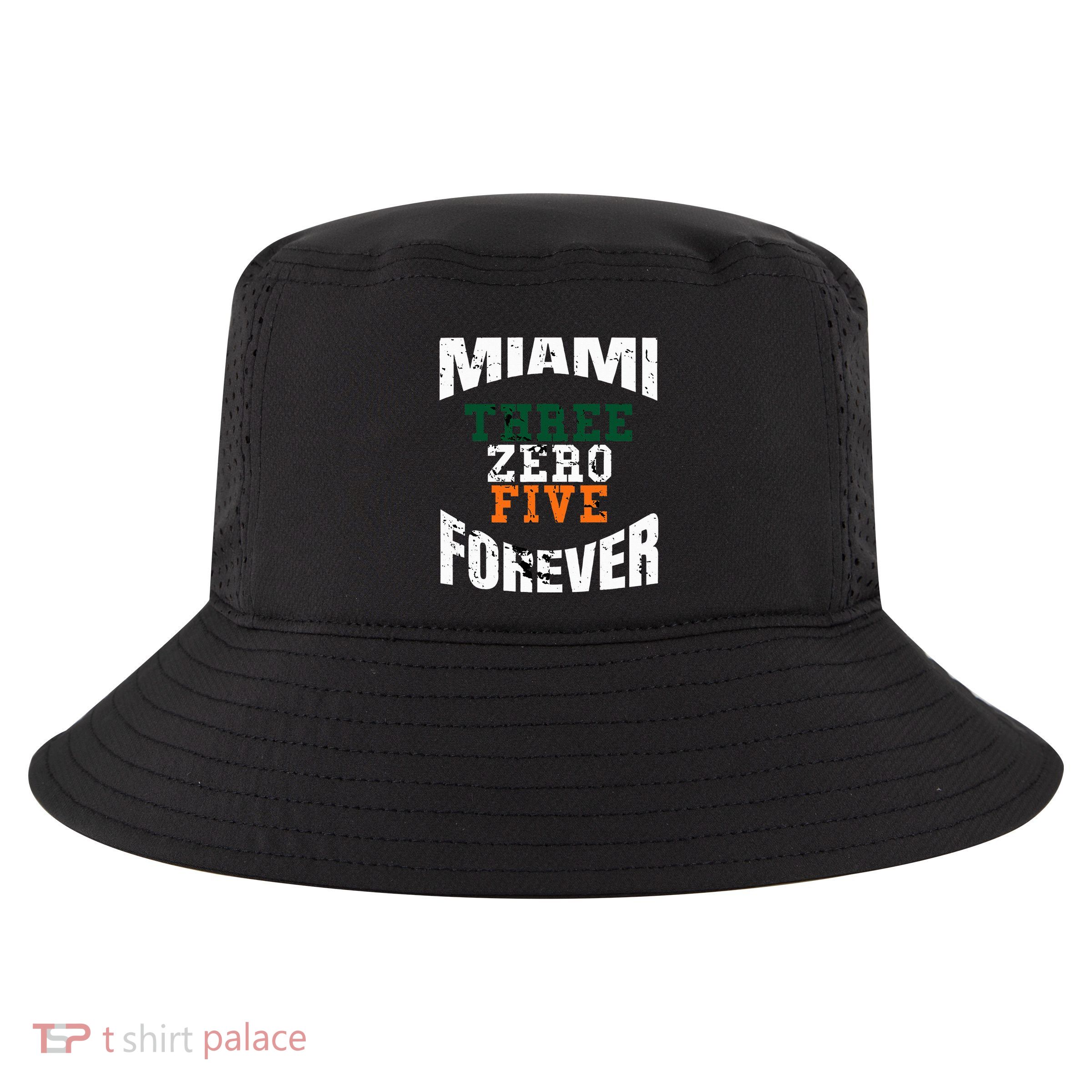 305 Area Code Three Zero Five Miami Cool Comfort Performance Bucket Hat