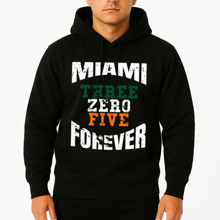 305 Area Code Three Zero Five Miami Hoodie