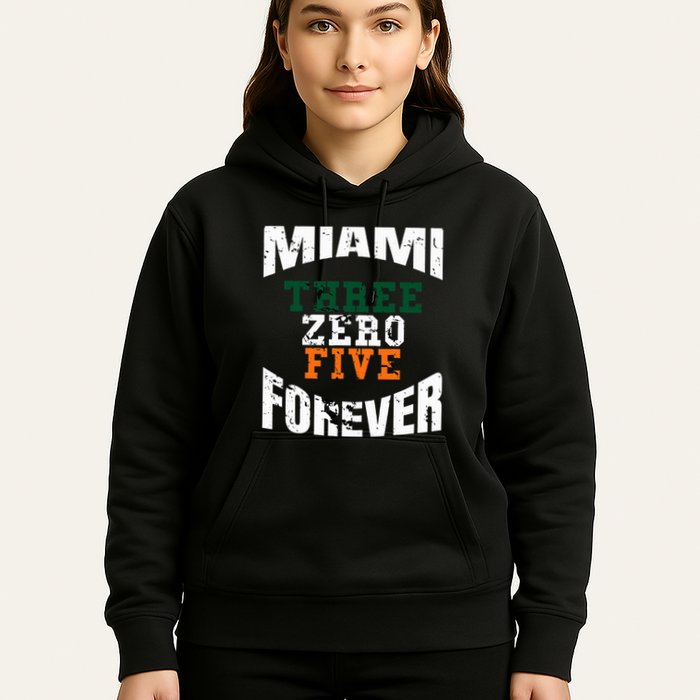305 Area Code Three Zero Five Miami Hoodie